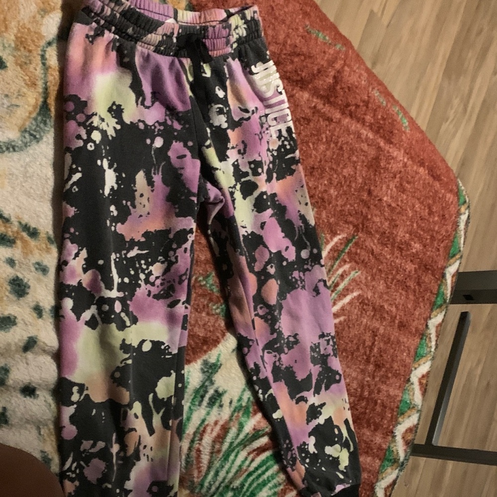 Justice Multicolor Tie-Dye Sweatpants